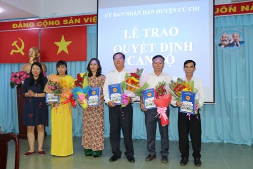 Lễ trao quyết định Cán bộ quản lý